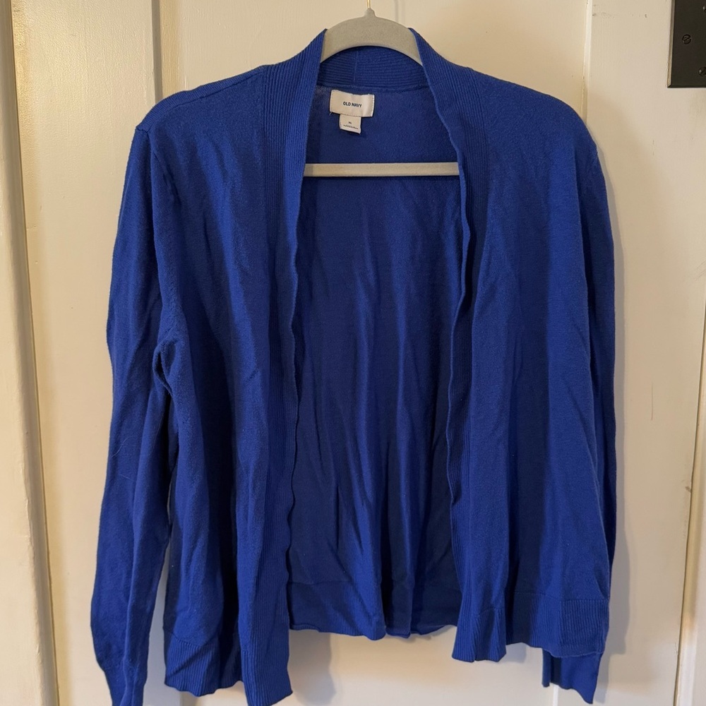 Old Navy Royal Blue Open Front Cardigan